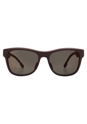 Lacoste Orange Mirror Square Mens Sunglasses L6043S 601 56