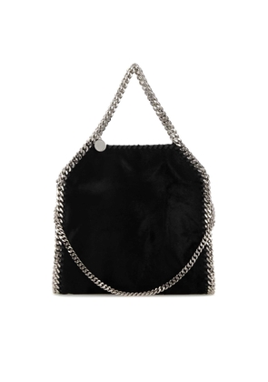 Stella Mccartney Black Velvet Mini Falabella Handbag