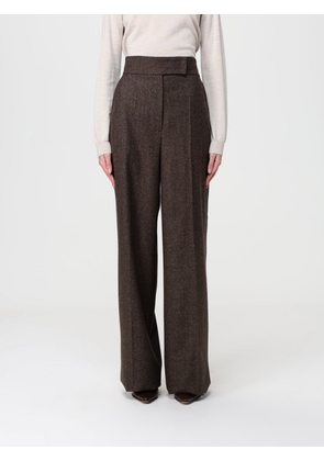 Pants MAX MARA Woman color Brown