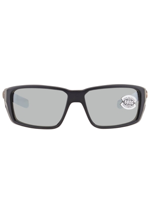 Costa Del Mar FANTAIL PRO Grey Silver Mirror Polarized Glass Mens Sunglasses 6S9079 907904 60