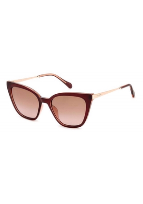 Fossil Brown Pink Shaded Cat Eye Ladies Sunglasses FOS 2131/S 0LHF/M2 54