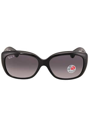 Ray Ban Jackie OHH Grey Gradient Rectangular Ladies Sunglasses RB4101 601/T3 58