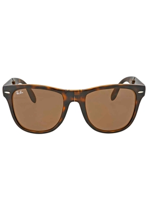Ray Ban Wayfarer Folding Classic Brown B-15 Unisex Sunglasses RB4105 710 54