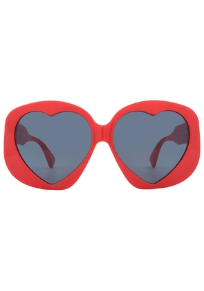 Moschino Grey Irregular Ladies Sunglasses MOS152/S 0C9A/IR 61