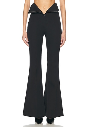 McQueen Flare Trouser in Black - Black. Size 40 (also in ).