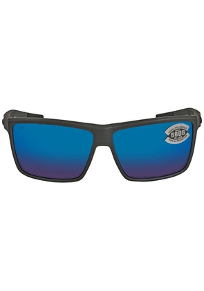 Costa Del Mar RINCONCITO Polarized Blue Mirror Polarized Glass Mens Sunglasses RIC 98 OBMGLP 60