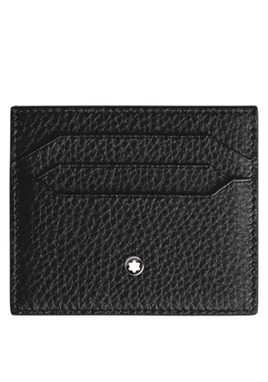 Montblanc Black Grain Leather 6cc Card Holder