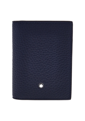 Montblanc Midnight Blue Grain Leather Card Holder