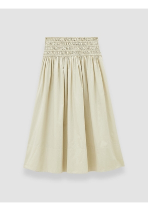 Leonie Cotton Sateen Skirt - 34