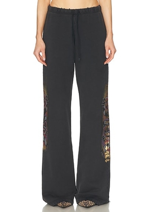 Balenciaga Flared Sweatpant in Washed Black - Black. Size XS (also in ).