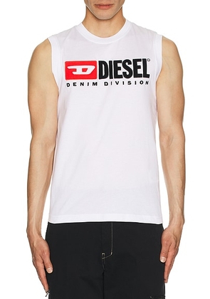 Diesel Isco Tank Top in White - White. Size M (also in ).