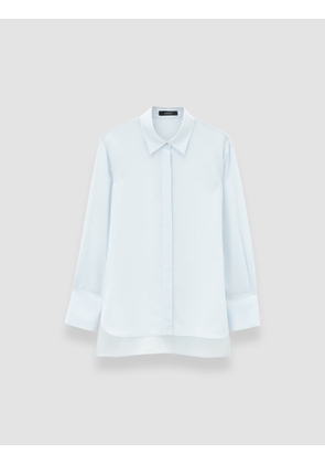 Bold Crepe de Soie Silk Blouse - 40