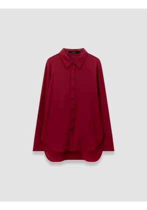 Joe Crepe de Chine Silk Blouse - 32