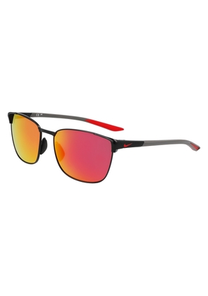 Nike Red Mirror Square Mens Sunglasses NIKE METAL FUSION M FV2381 010 55