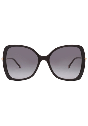 Carolina Herrera Grey Butterfly Ladies Sunglasses CH 0025/S 0807/9O 58