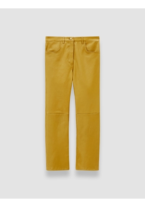Duke Leather Stretch Trousers - 32