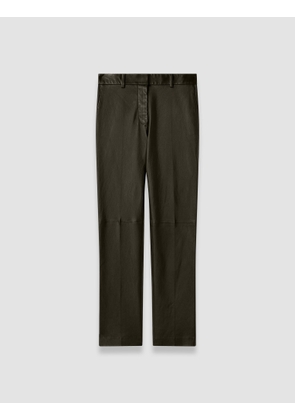 Coleman Long Leather Stretch Trousers - Regular / 32