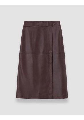 Sèvres Nappa Leather Skirt - 34