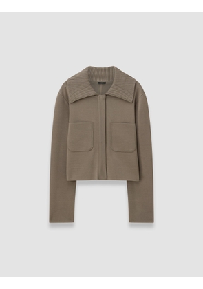 Milano Knit Stretch Short Jacket - L