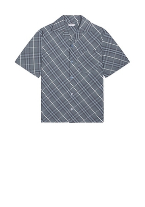 Burberry Check Havana Shirt in Pewter IP Check - Slate. Size M (also in ).