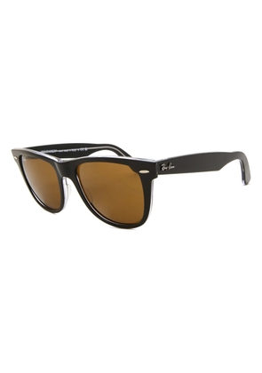 Ray Ban Brown Square Unisex Sunglasses RB2140 129433 50