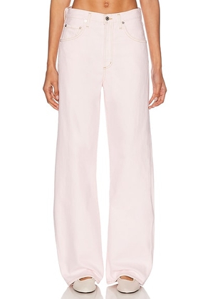 AGOLDE Low Curve Jeans in Cosmos - Blush. Size 33 (also in ).