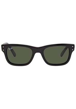 Ray Ban Burbank Green Rectangular Mens Sunglasses RB2283 901/31 52