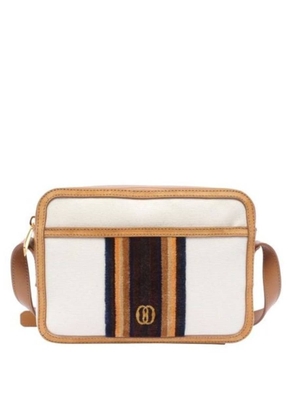 Bally Canvas and Leather Gare Crossbody Bag