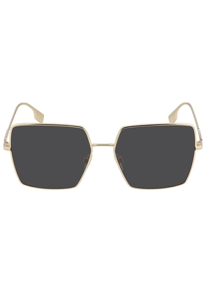 Burberry Daphne Dark Grey Square Ladies Sunglasses BE3133 110987 58
