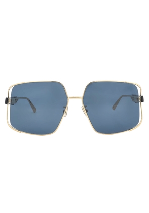 Dior ARCHDIOR S1U Blue Irregular Ladies Sunglasses CD40037U 10V 61