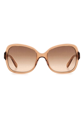 Fossil Brown Gradient Butterfly Ladies Sunglasses FOS 2121/S 0TUI/HA 56