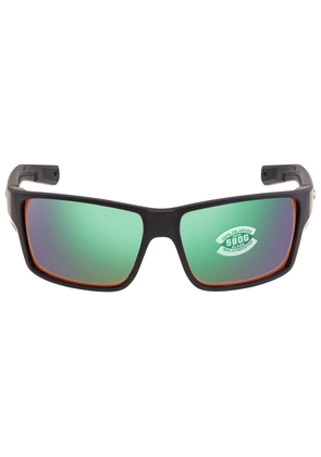 Costa Del Mar REEFTON PRO Green Mirror Polarized Glass Mens Sunglasses 6S9080 908002 63