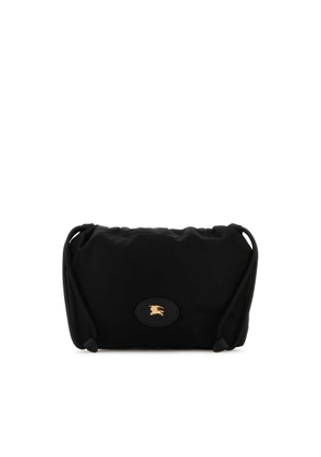 Burberry Black Canvas Horseshoe Reversible Clutch