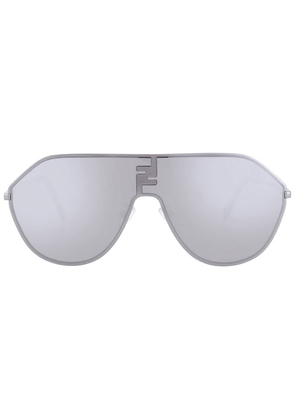 Fendi Smoke Mirror Pilot Unisex Sunglasses FE40080U 12C 65