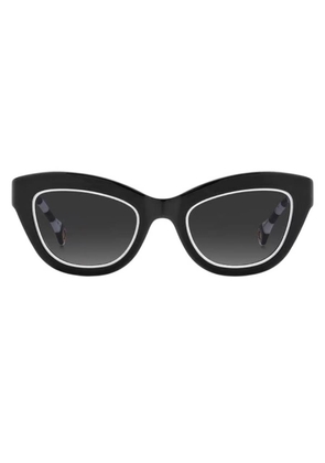 Carolina Herrera Grey Shaded Cat Eye Ladies Sunglasses HER 0086/S 080S/9O 51