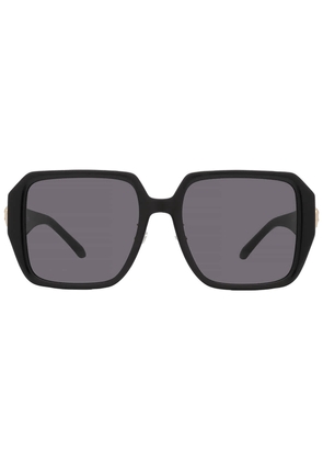 Versace Dark Grey Square Ladies Sunglasses VE4472D GB1/87 56