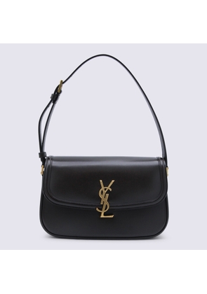 Saint Laurent Black Leather Solferino Small Shoulder Bag