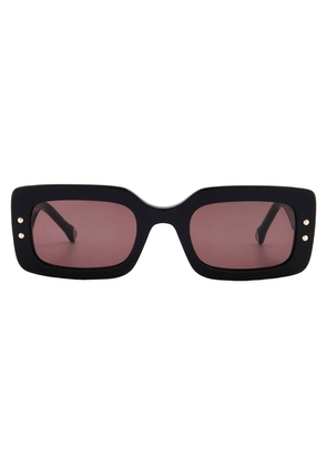 Carolina Herrera Pink Rectangular Ladies Sunglasses HER 0187/S 0GUU/U1 50