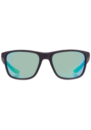 Nike Grey Green Square Mens Sunglasses NIKE ESSENTIAL ENDEAVOR MI EV1122 313 57