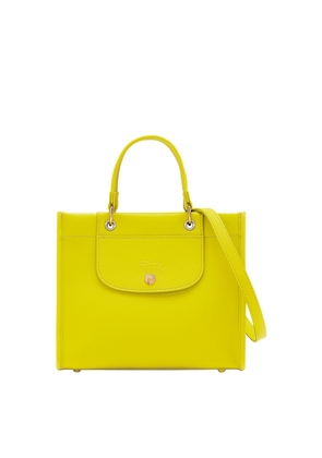 Longchamp Green Handbag With Embossed Logo On The Front And Adjustable And Removable Shoulder Strap In Leather