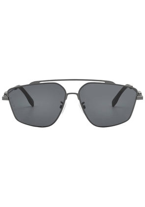 Fendi Dark Grey Navigator Mens Sunglasses FE40079U 12A 58
