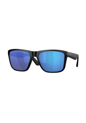 Costa Del Mar LOS ALIJOS Blue Mirror Polarized Glass Square Mens Sunglasses 6S9126 912601 59