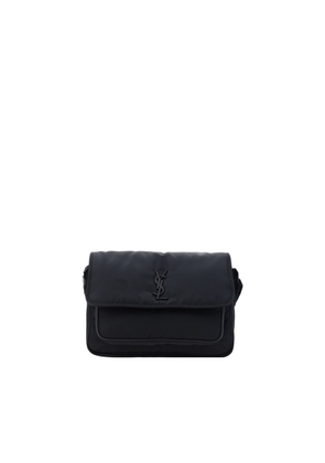 Saint Laurent Black Econyl Niki Messenger Bag