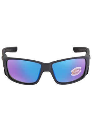 Costa Del Mar TUNA ALLEY PRO Blue Mirror Polarized 580P Mens Sunglasses 6S9105 910507 60