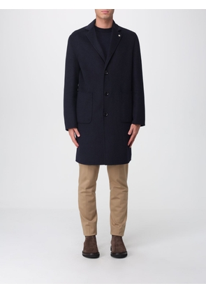 Coat MANUEL RITZ Men color Blue