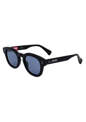 Kenzo Blue Oval Unisex Sunglasses KZ40163I 01V 48