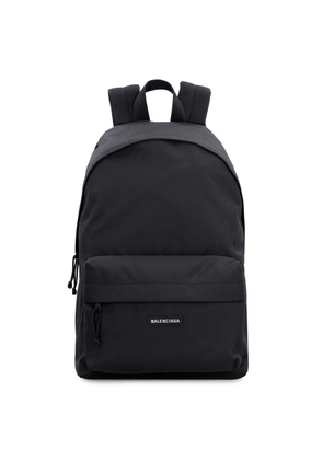 Balenciaga Black Recycled Nylon Explorer Backpack