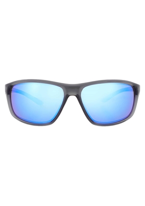 Nike Blue Mirror Wrap Mens Sunglasses NIKE ADRENALINE M EV1113 012 66