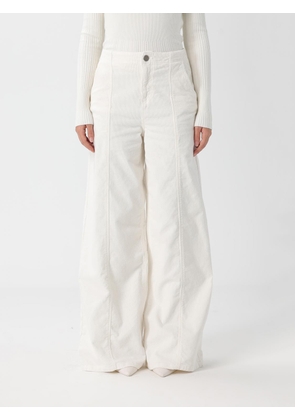 Pants TWINSET Woman color Yellow Cream