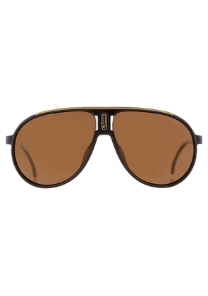 Carrera Brown Pilot Sunglasses CHAMPION65/N 02M2/YL 62